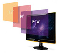 BenQ RL2240HE Full HD LCD Monitor, 16:9, Yellow, Black